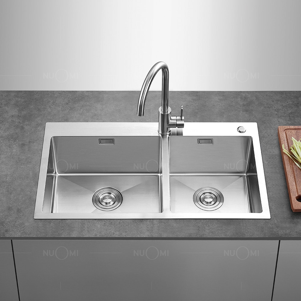 double bowl rectangle sink