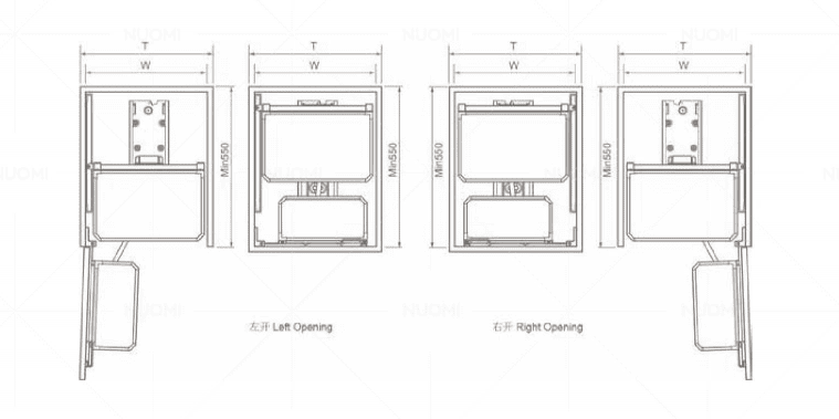 Amethyst Series Base Cabinet Pantry Roll-out