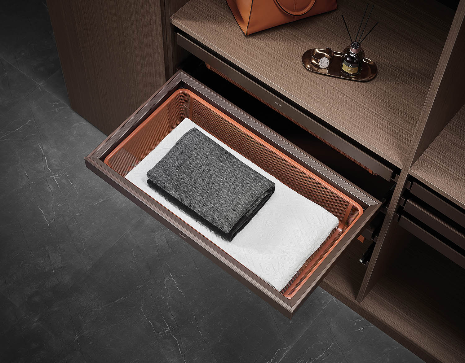 Closet Pullout Basket | Wardrobe Cabinet Organizer - NUOMI