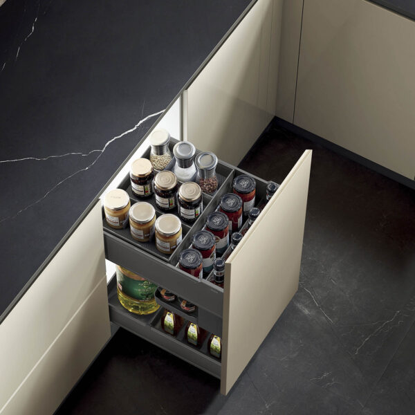 Encanto Series Pull-out Seasoning Basket With Slidable Drawer
