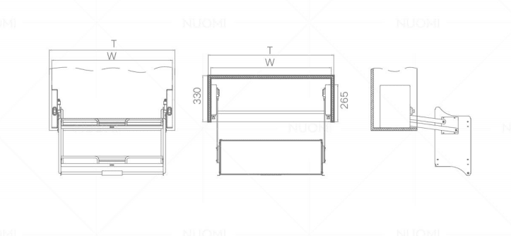 Champagne Rose Series Double Layer Lifting Unit