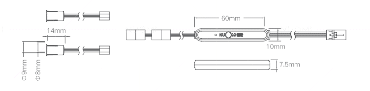 Double Control Of Door Sensor Switch (3P)