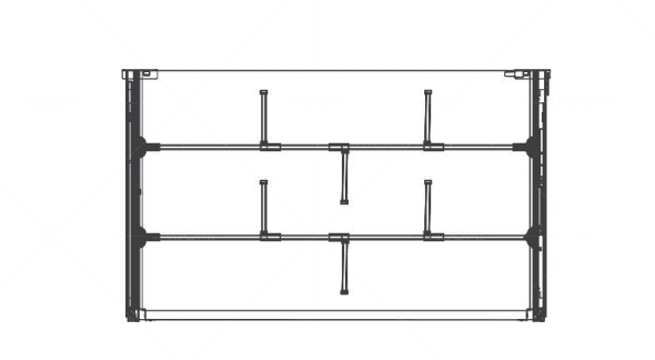 Oya Series Separator Of Drawer Box With Glass Side