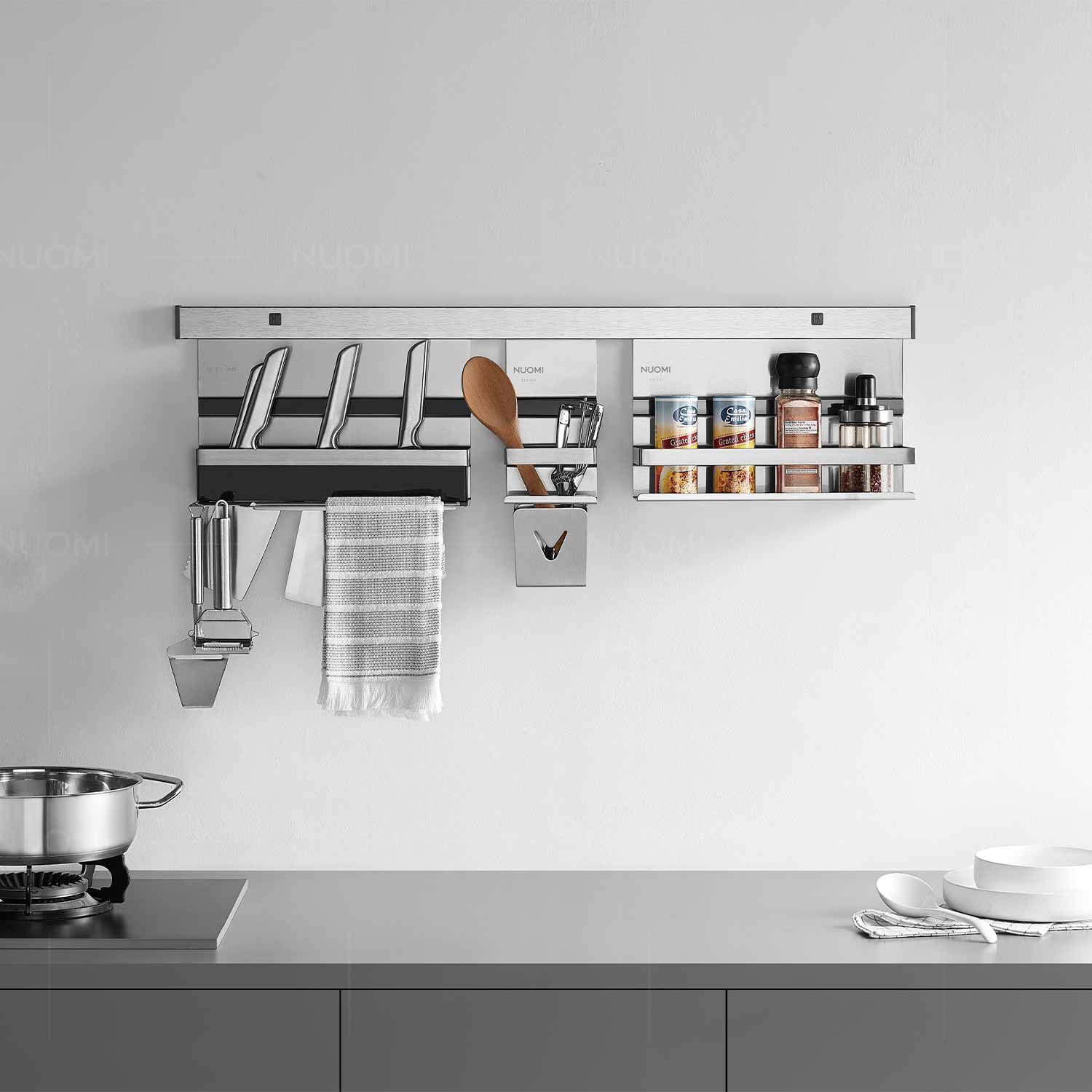 wall-mounted SUS304 spice rack