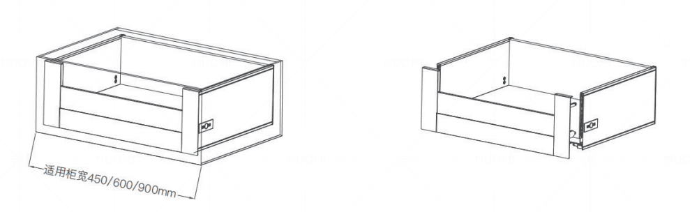 Simple Series High Inner Front Board For Drawer Box