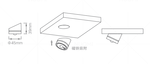 Wireless Human Body Infrared Sensor Switch