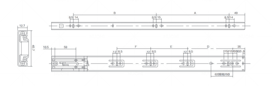 Youth Series High-end Trinodal Ball Bearing Rebounding Slide