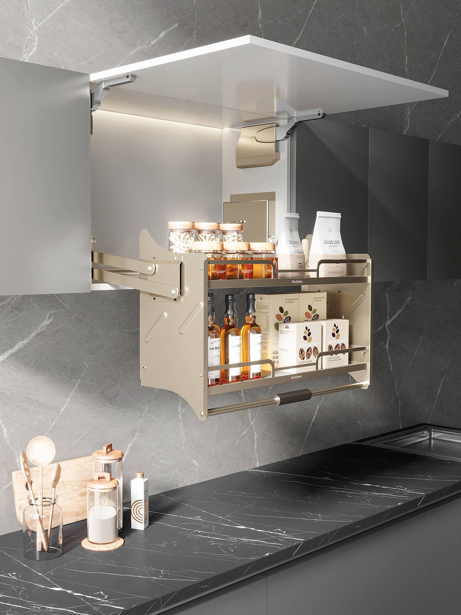 香槟玫瑰升降机3