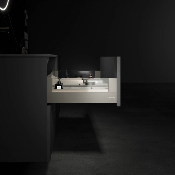 Jane Series Mid-height Glass Lighting Drawer Box