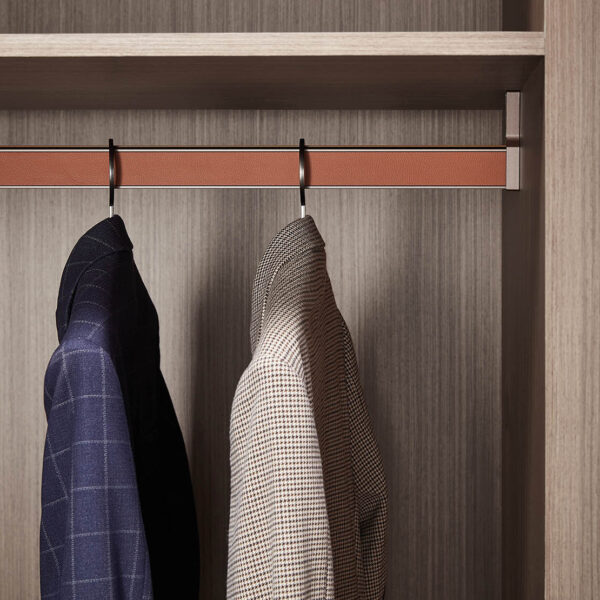 Ralphie Series Clothes Rail Covered Leather